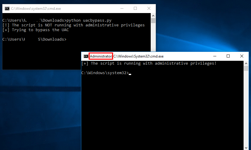 Bypassing Windows 10 UAC with Python | by Tom Melo | Medium