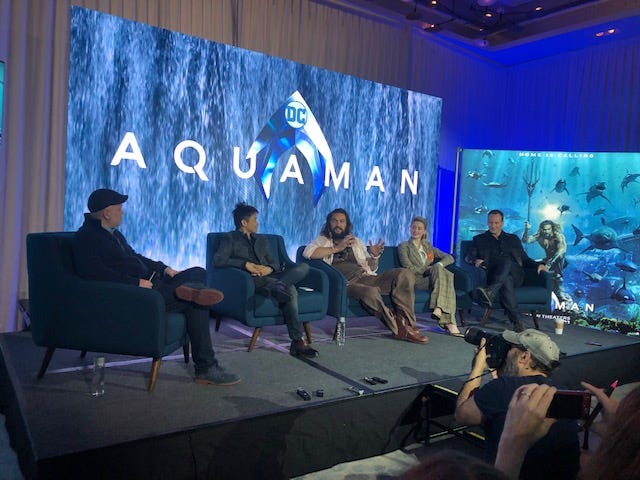 Warner Pictures Presents The Aquaman Cast In Nyc By Judith Davis Medium