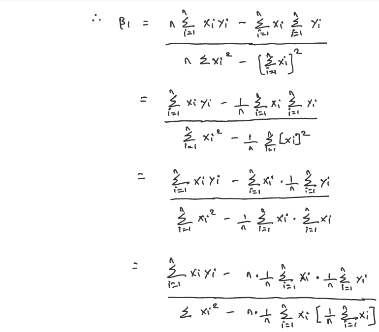 How to derive B0 and B1 in Linear Regression by Induraj Medium