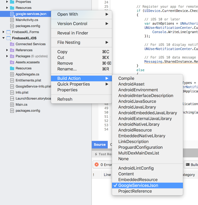 setup firebase xamarin visual studio setup firebase xamarin visual studio