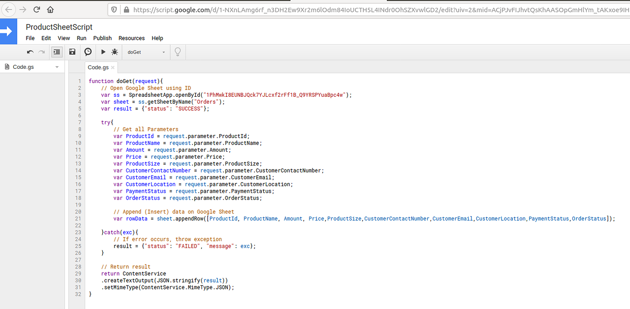 Flutter: Apps Script with Google Sheet | by Sanket Vekariya | Flutter ...