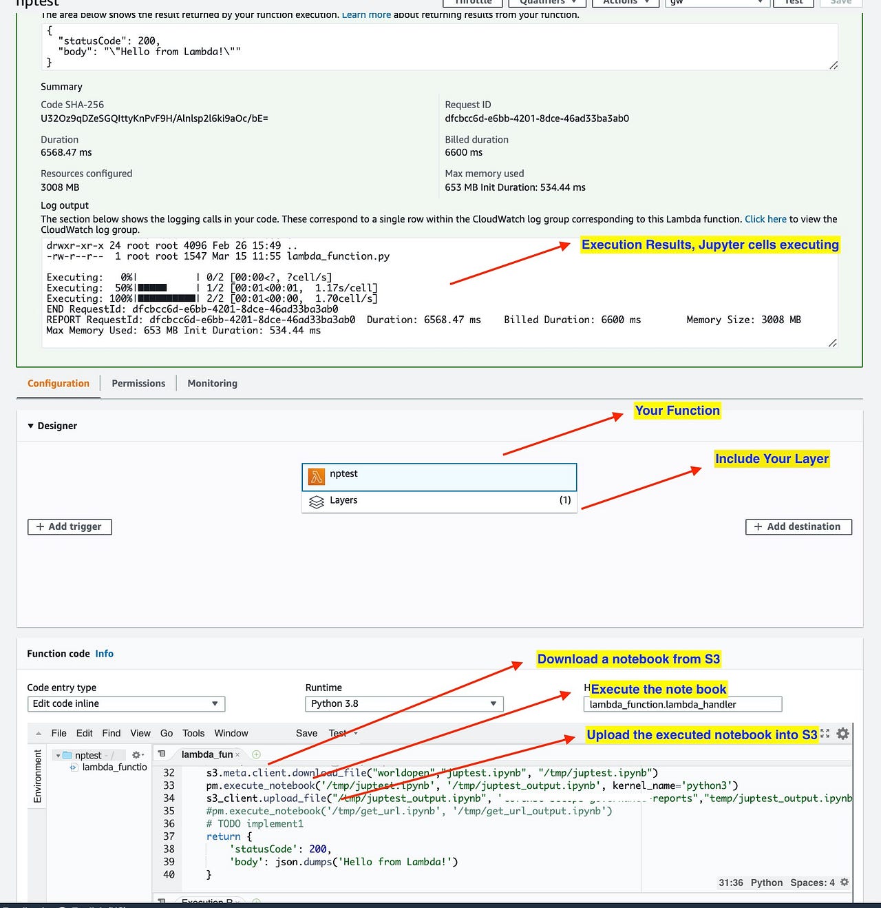 Executing Jupyter Notebooks in Lambda by ops mills AppsMills Medium