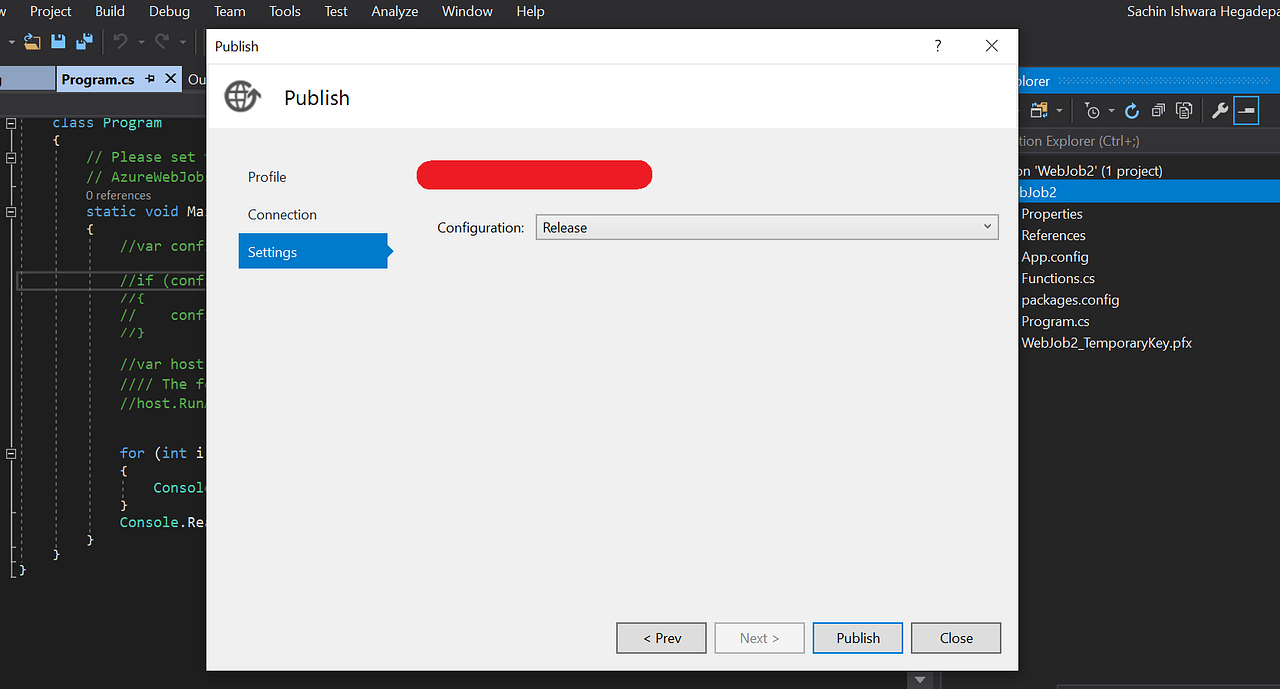 Create your first Azure Web job (.Net Framework) | by Sachin