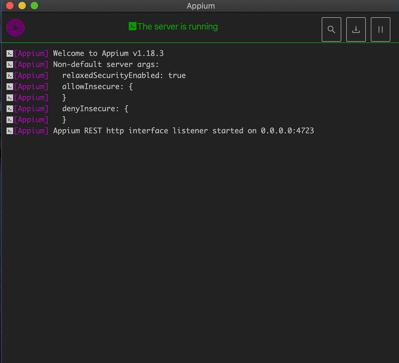how to run appium server how to run appium server