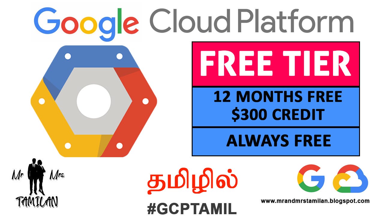 Google Cloud Platform Free Tier Complete Tutorial Tamil #GoogleCloudTamil Mr & Mrs Tamilan #GCPTamil