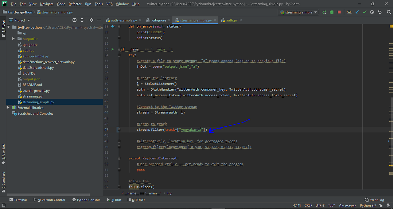 How to Crawling Data Twitter using Python in Pycharm | by Ashadi ...