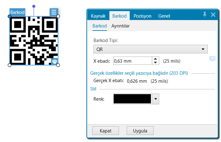 QR and Barcode printing on Zebra printer using SAP (Smartforms