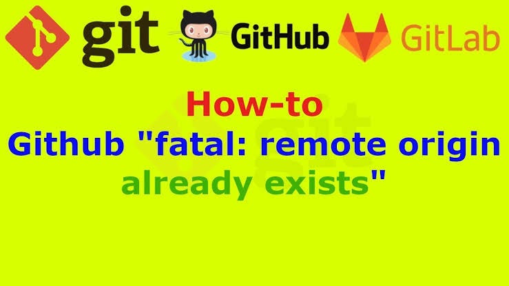 Github : fatal: remote origin already exists. | by Onur Yerlikaya | Medium