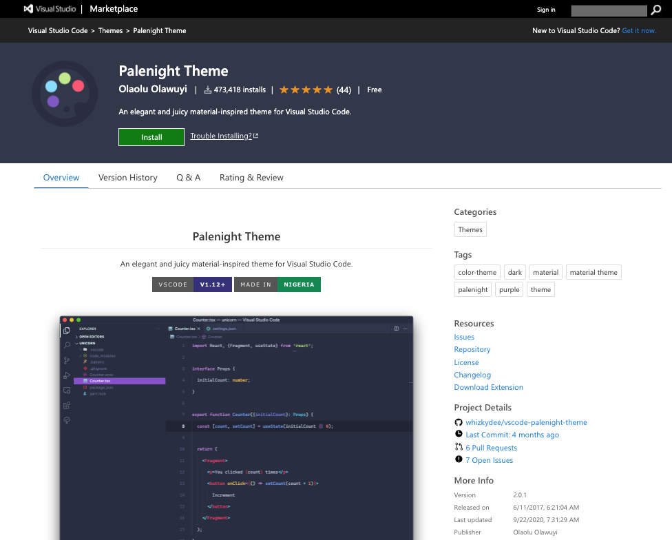 15 Best VSCODE Themes For Dark Mode Awesomeness by Ann Adaya For SelfTaught Developers Medium