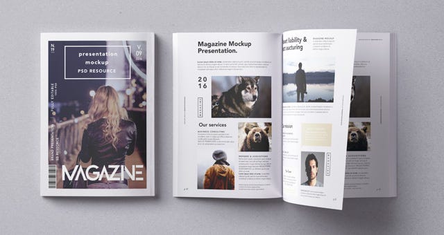 Download Free Realistic Mockups For Brand Book Showcase By Xingyu Zhong Re Write Medium