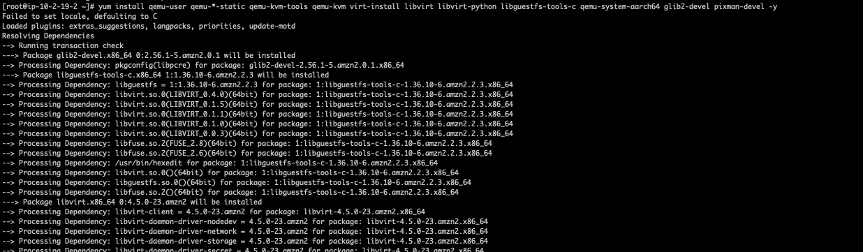 ARM Emulation on x86 Amazon Linux 2/1/Centos — Ubuntu