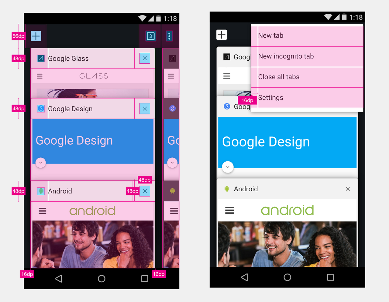 Redesigning Chrome Android. Part 2 of 2 | by Sebastien Gabriel | Google ...