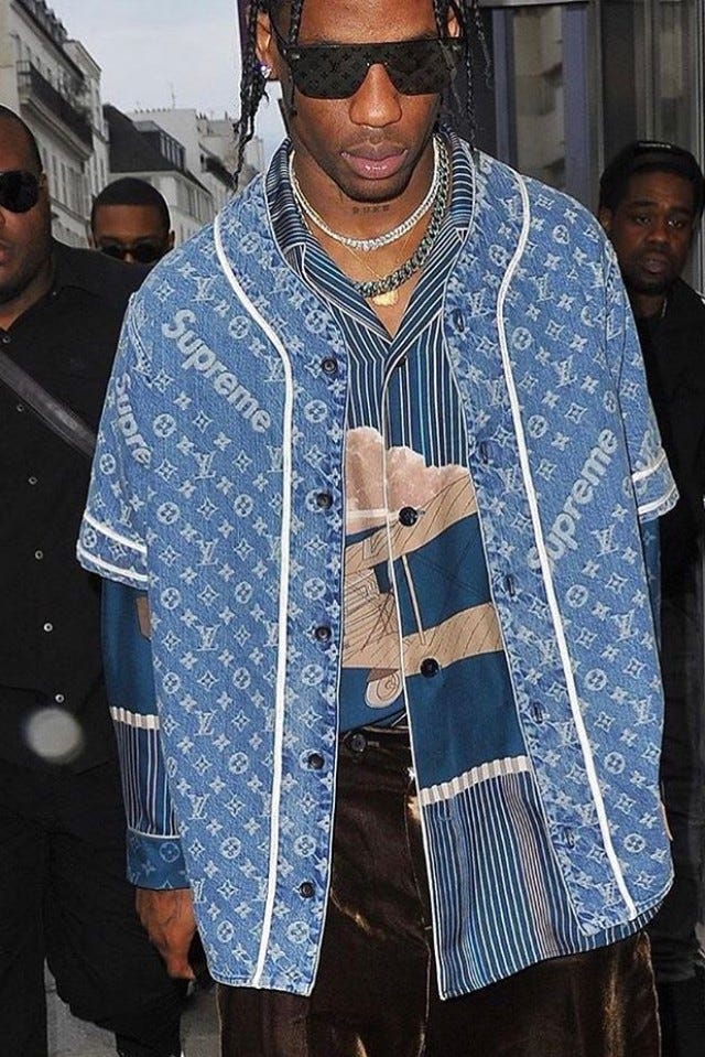 supreme louis vuitton outfit