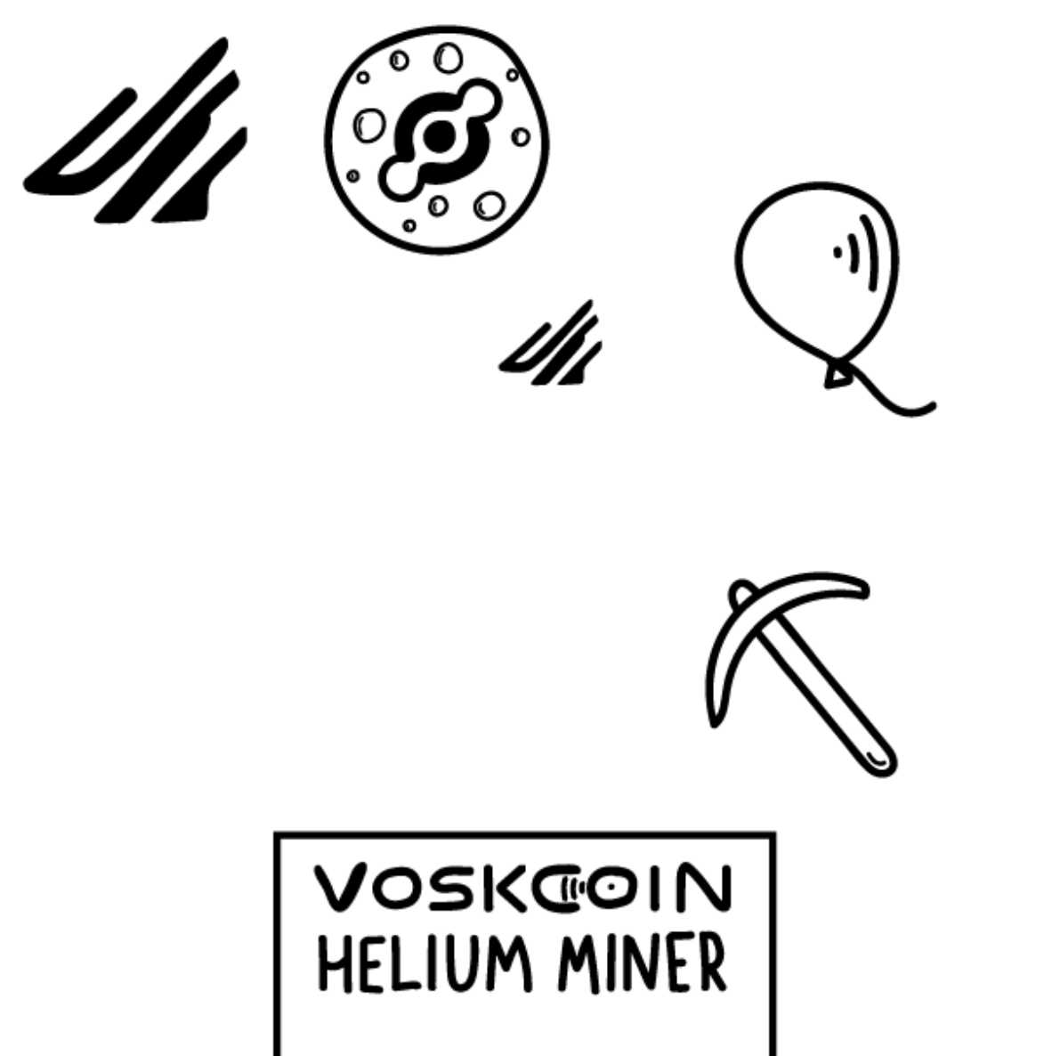VoskCoin Limited Edition Helium Hotspot Miner by