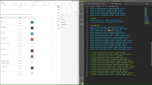 Plugin Puzzle tokens ejemplo en Sketch
