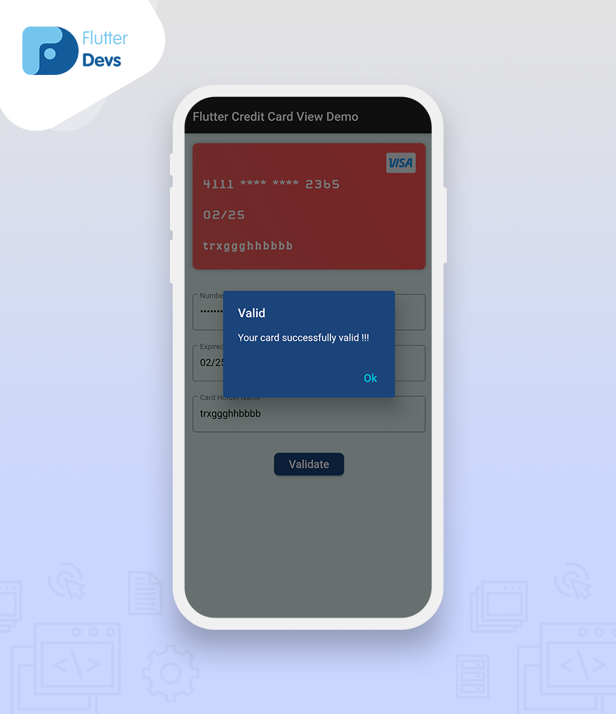 flutter credit card validator