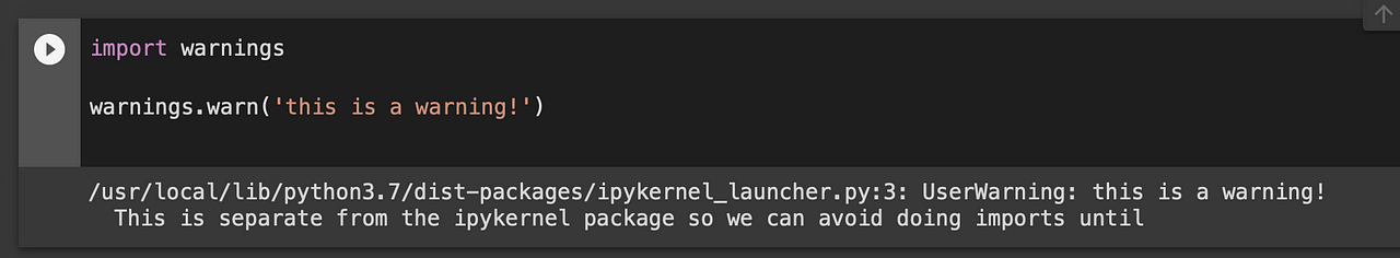How to hide warnings in Python. Welcome back! As most of you may know ...