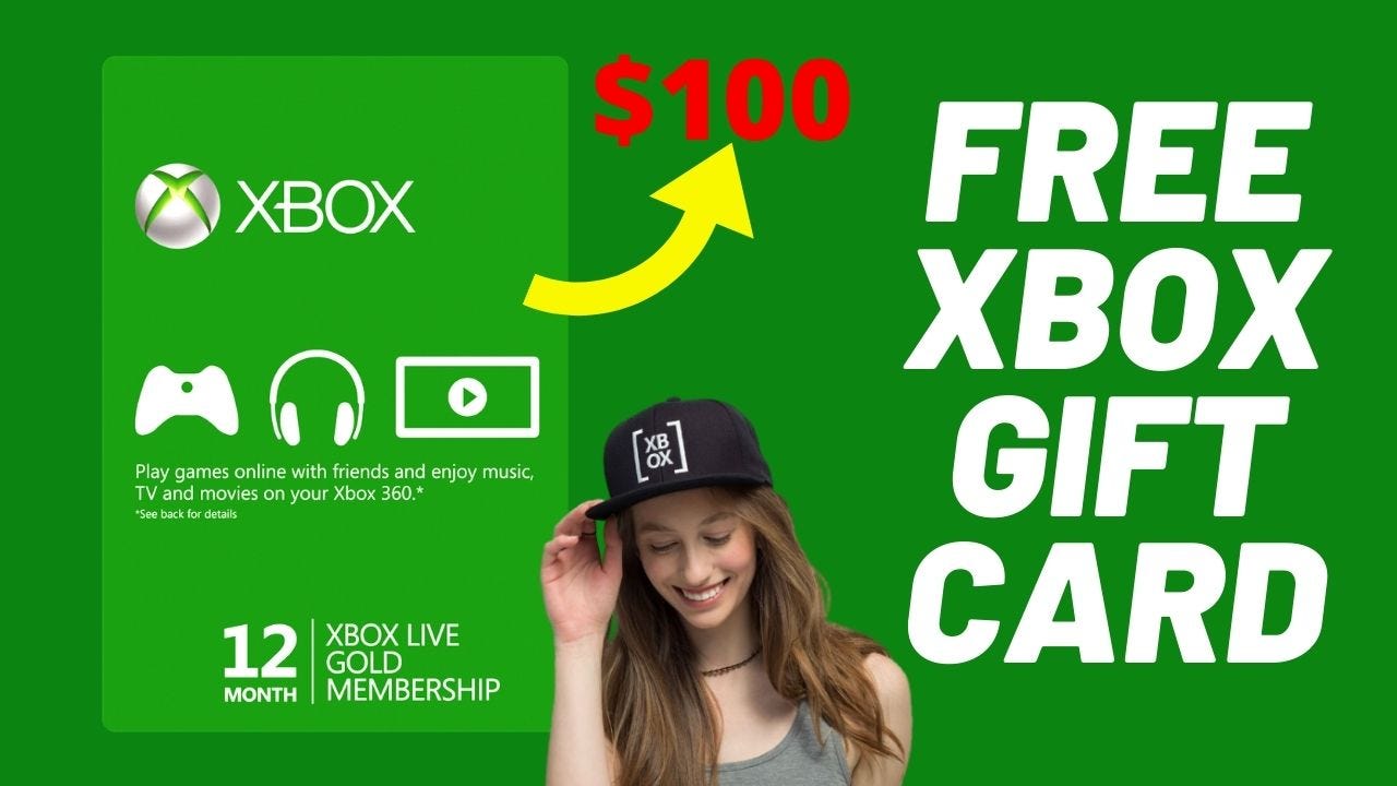 how to get a free xbox gift card code