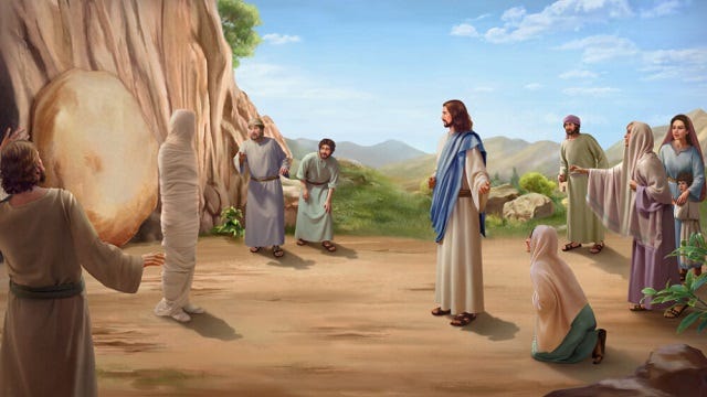 Lord-Jesus-bringing-Lazarus-back-from-the-dead