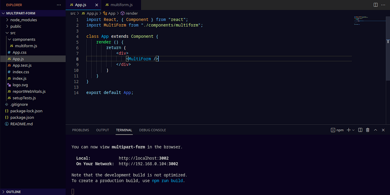 Handling multipart form requests with React.js, Express API, and MySQL