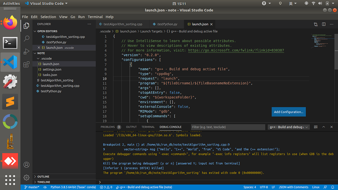 [C/C++] How to debug C++ code on Linux? - Weimin Cheng(DC) - Medium