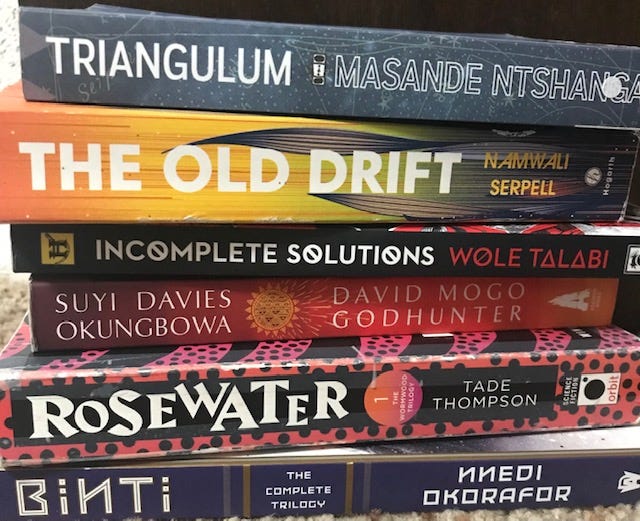 A stack on African science texts