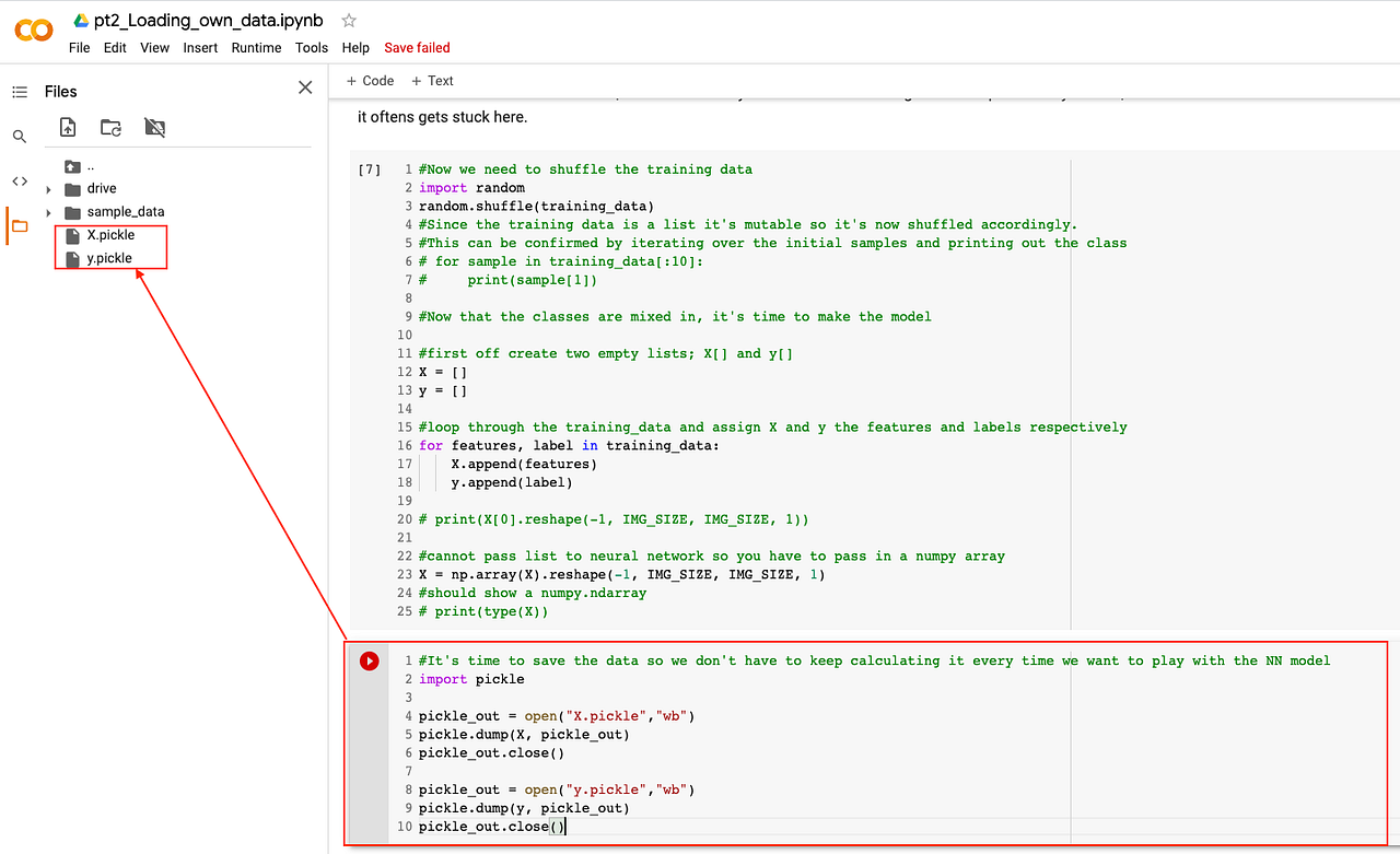 Properly pickle out to a path in Python when using Google Colab | by ...