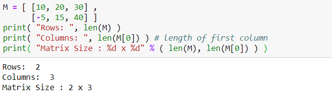 Matrix in Python-Part1. In this story and next few parts we see… | by ...