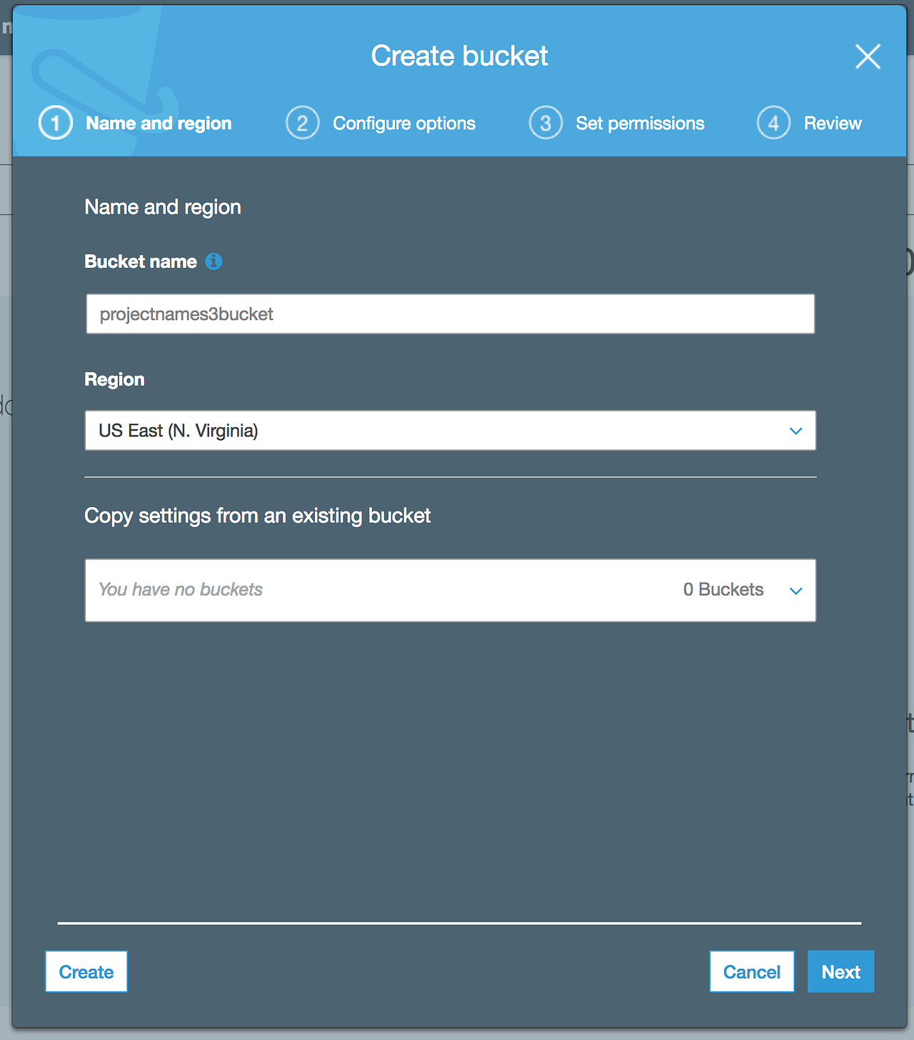 How to create an S3 Bucket and AWS Access Key ID and Secret Access Key