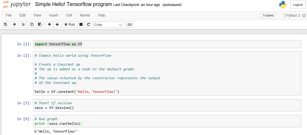 How To Install Tensorflow In Jupyter Notebook