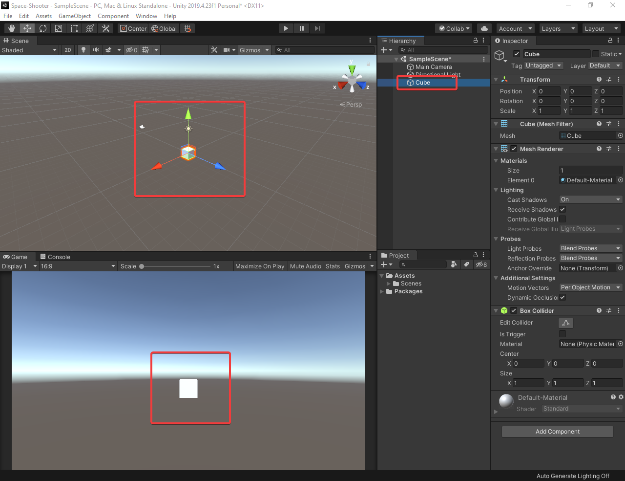 Creating A GameObject In Unity. Lets Create An Object For Our Project ...