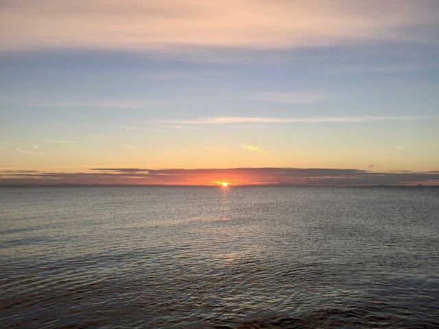 Ocean sunset