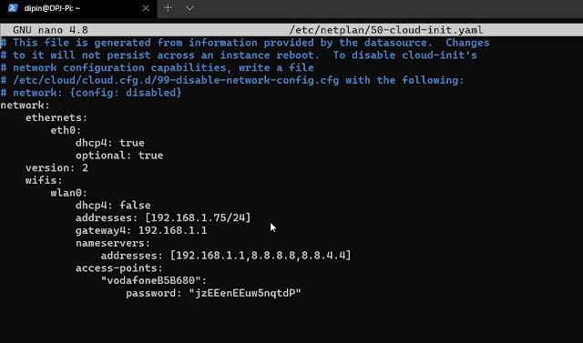 How to install Ubuntu Server and set up static IP (WiFi) on Raspberry Pi 3  | by Dipin P Joseph | Medium