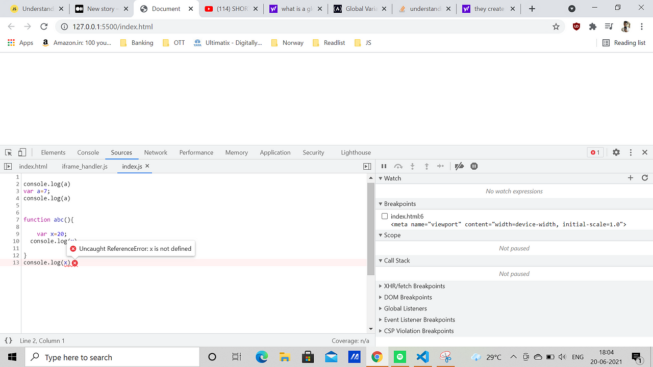 Global Execution Context-Javascript | by Divyansh Bahuguna | Medium