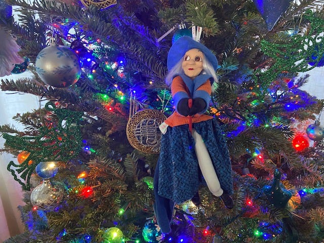 La Befana is the Italian Christmas witch, who gives gifts on the feast of the Epiphany. Photo by Francesca Di Meglio