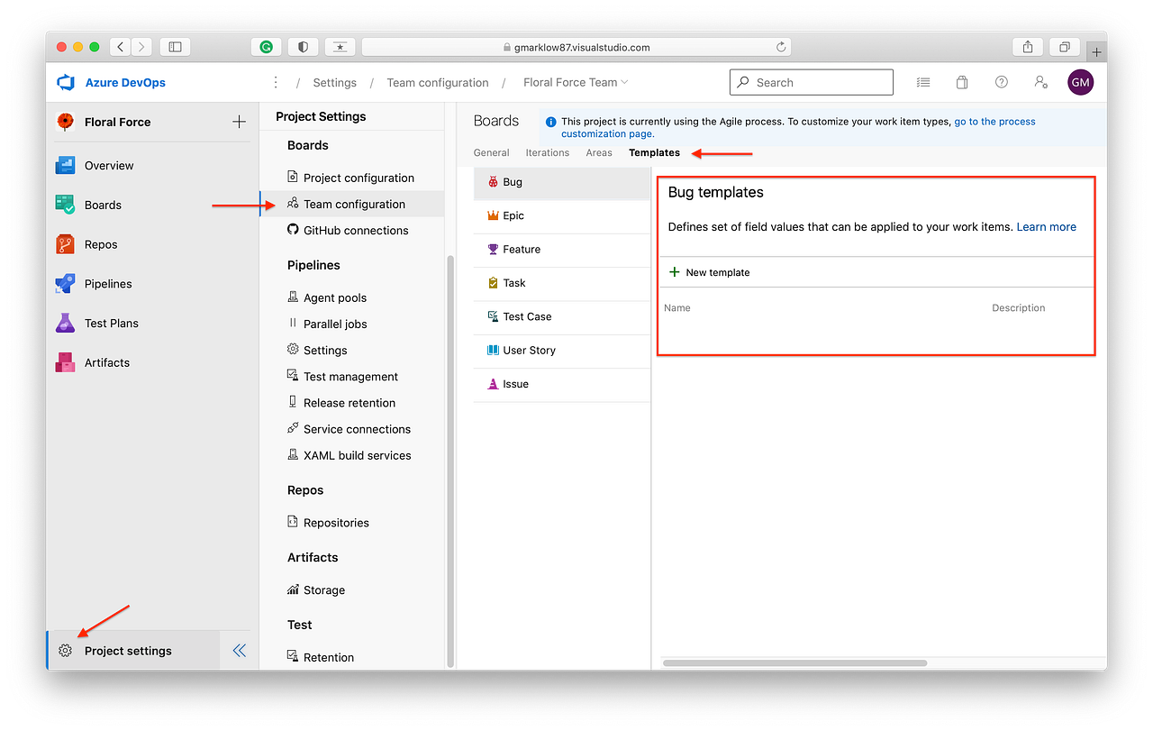 Enforce Best Practices when Raising Bugs with Azure DevOps Templates