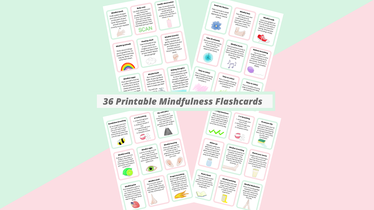 Download These Beautiful Printable Mindfulness Activity Worksheets