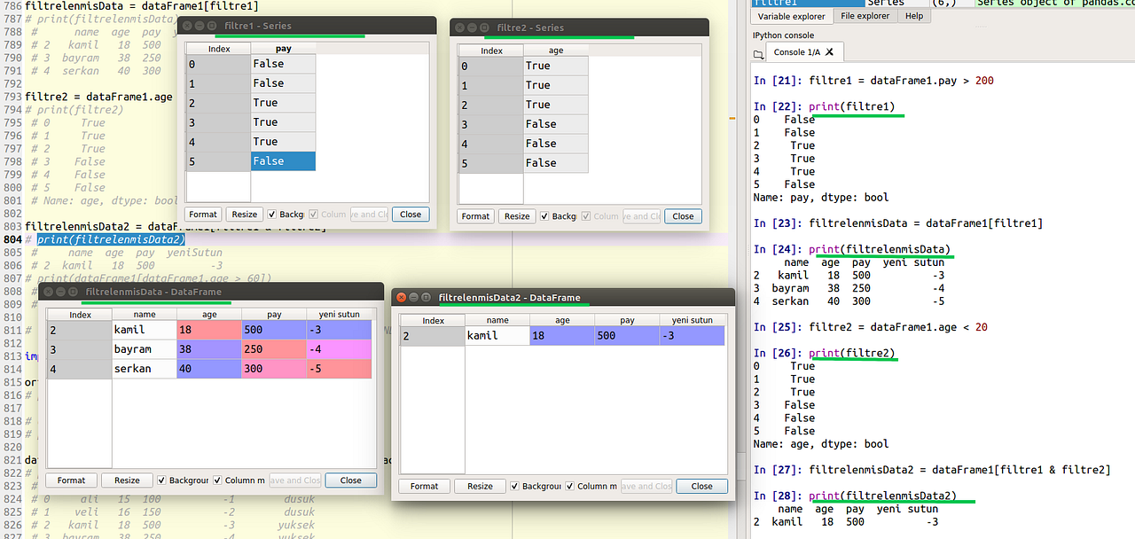 NumPy, Python Pandas ve Matplotlib | by {Kamil Kaplan} ® | Kodcular ...