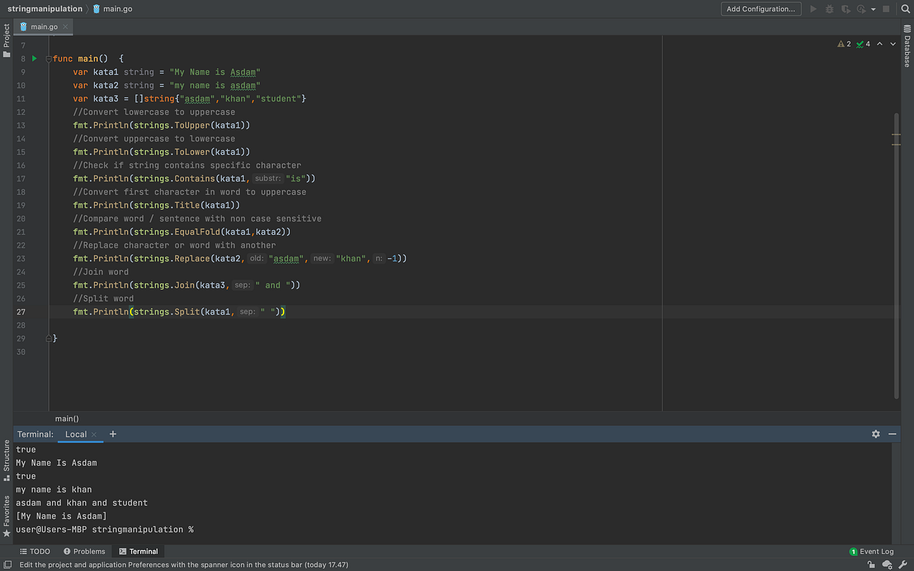  Golang String Manipulation When Creating A Program Or An API We 