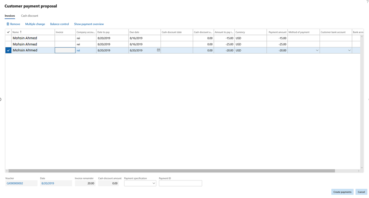 Learn how to refund retail customers through checks in Microsoft