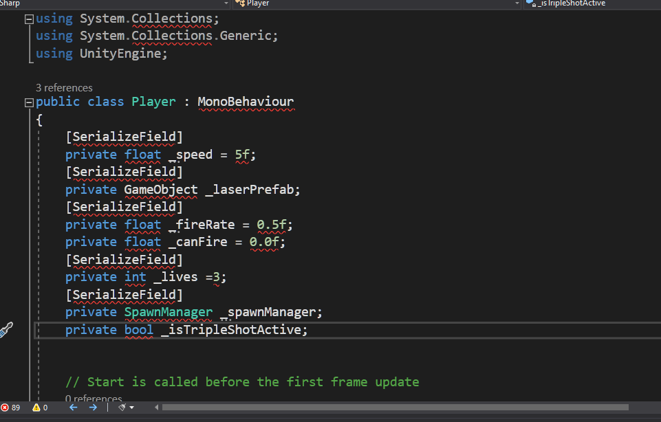 Road TO Dev ERROR Red Lines In Visual Studio Everywhere Rob 