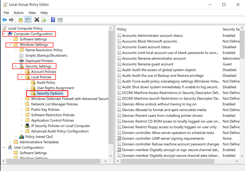 Solve “windows Cannot access the specified device path or file” error on Windows Server 2019