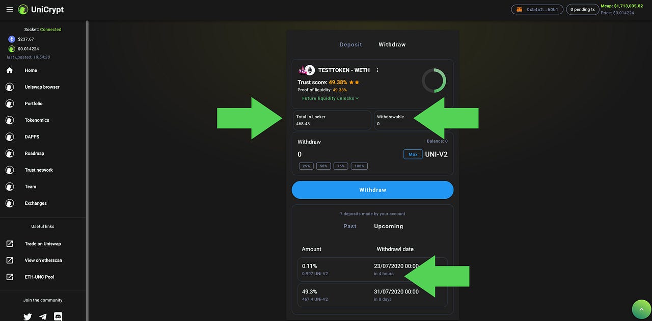 How to lock your tokens liquidity (for token developers) by Mark