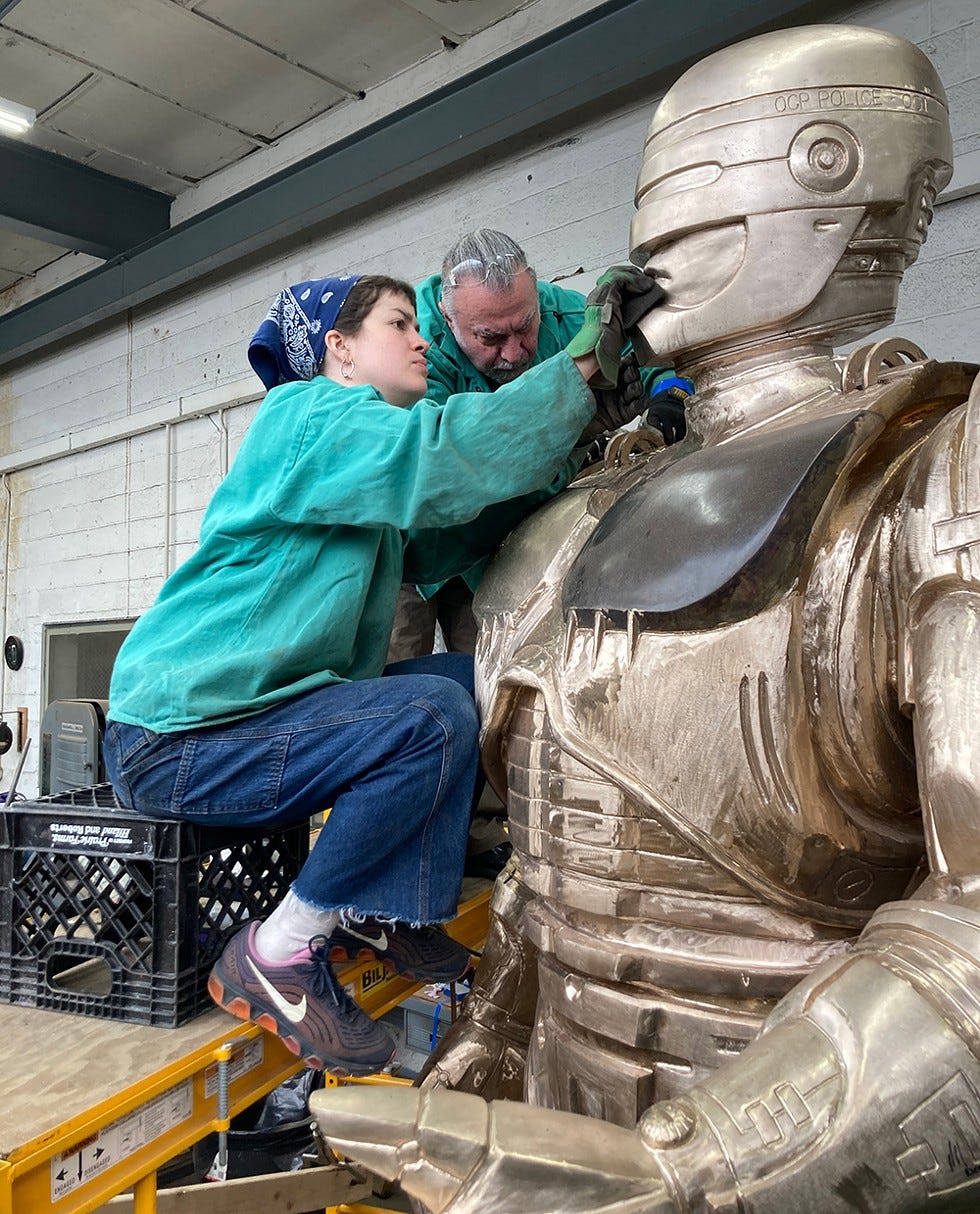 Detroit’s RoboCop Statue Is Ready by M.G. Siegler Medium