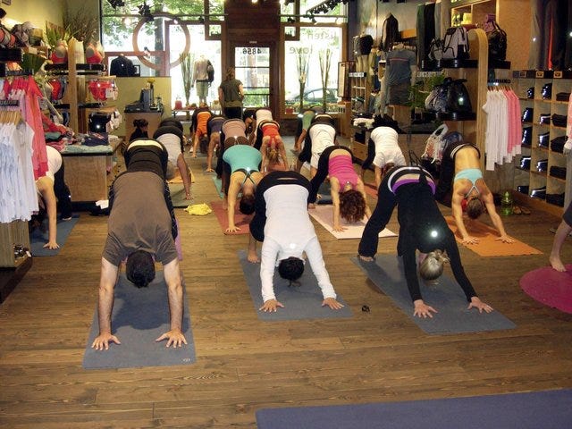 Lululemon Yoga Class In Store  International Society of Precision  Agriculture