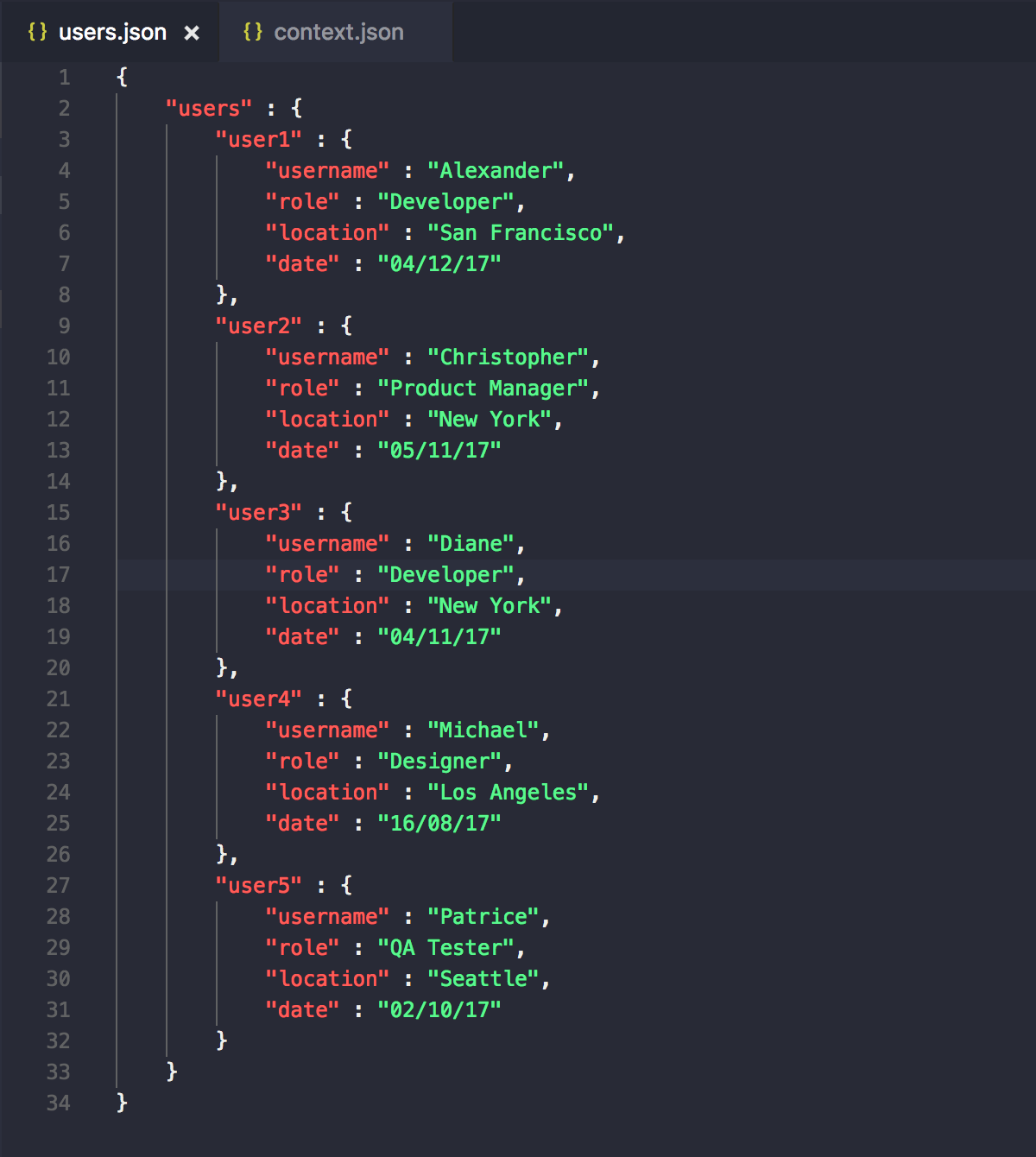 Outlining a JSON structure to centralize data for your Design System ...