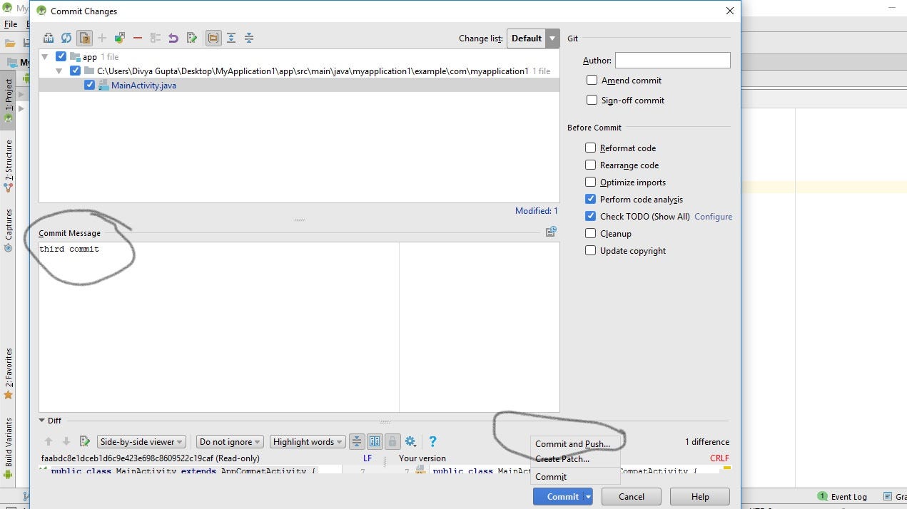 How to link Android Studio with Github | by Diviya | Code Yoga | Medium