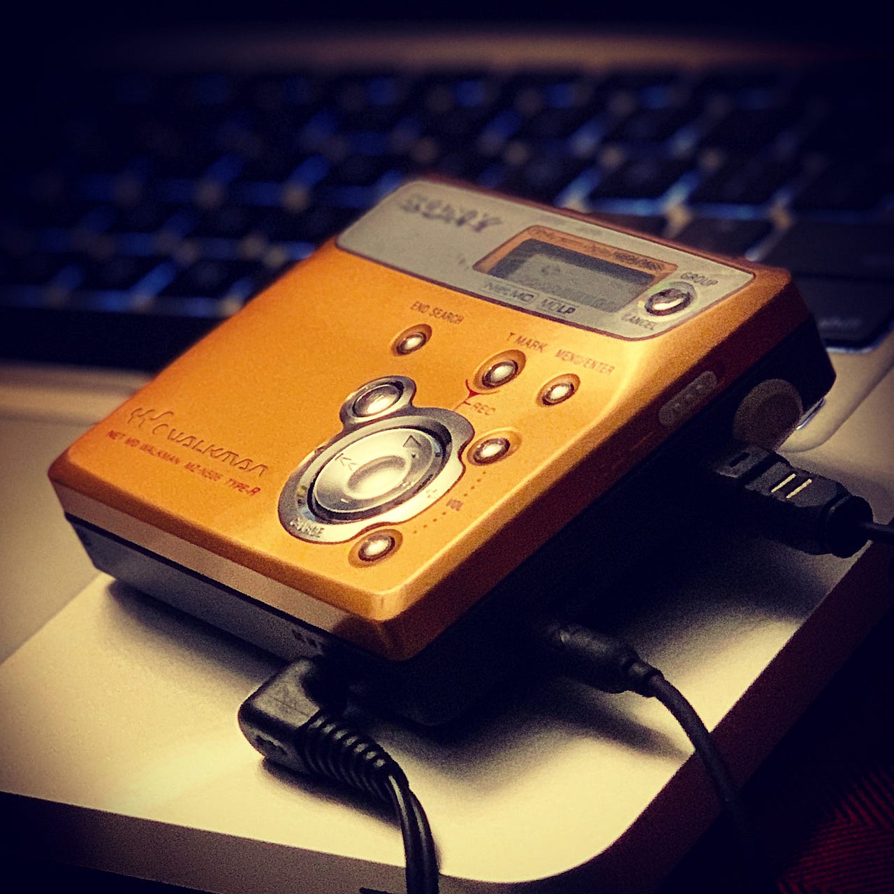 MiniDisc Retro to the Future. “Hey, is that a MiniDisc player?” asked