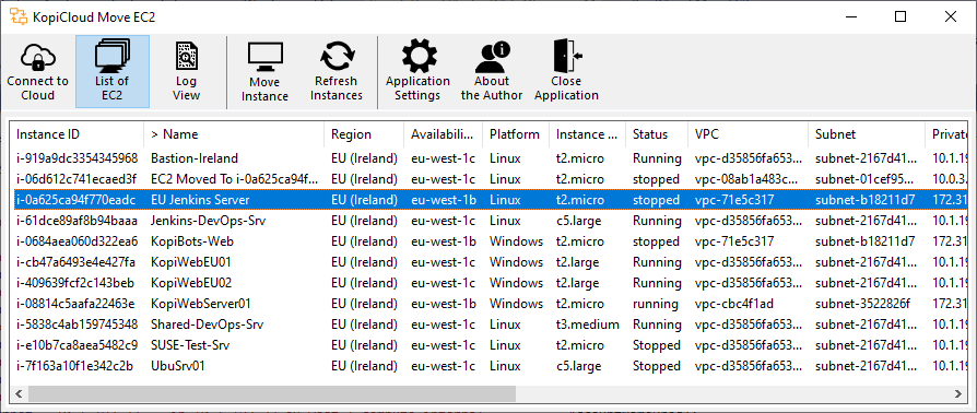 Aws Move Ec2 To Another Subnet